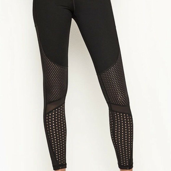 🌹NeW🌹 VS KNOCKOUT BLACK CUTOUT LEGGINGS L LARGE - Picture 5 of 10